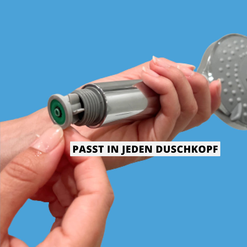 Wassersparer für die Dusche